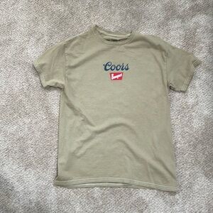 Coors Beer Banquet mens shirt size S NWT
